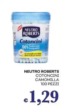 Pilato NEUTRO ROBERTS Cotoncini camomilla offerta