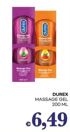 Pilato DUREX Massage gel offerta