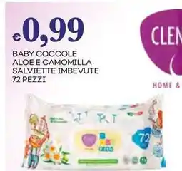 Pilato CLENDY Baby coccole aloe e camomilla salviette imbevute offerta