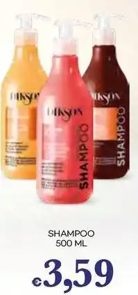 Pilato DIKSON Shampoo offerta