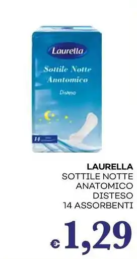 Pilato LAURELLA Sottile notte anatomico disteso offerta