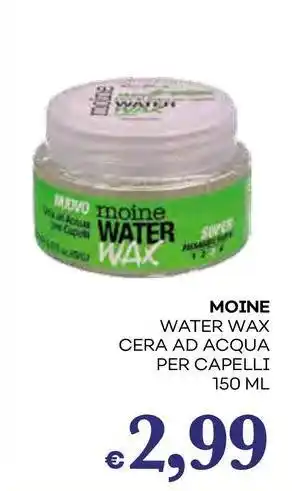 Pilato MOINE Water wax cera ad acqua per capelli offerta