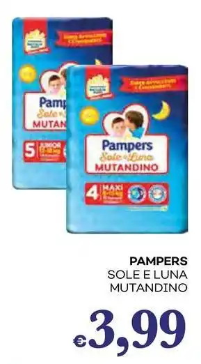 Pilato PAMPERS Sole e luna mutandino offerta