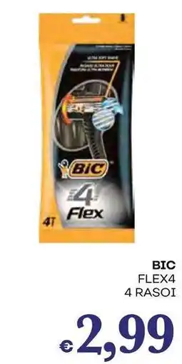 Pilato BIC Flex4 4 rasoi offerta