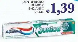 Pilato AQUAFRESH Dentifricio junior 6-12 anni offerta