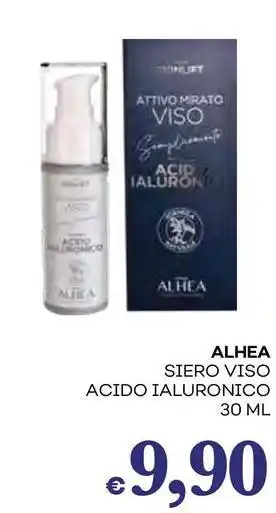 Pilato ALHEA Siero viso acido ialuronico offerta