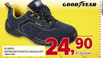 Todis GOOD YEAR Scarpa antinfortunistica bassa s1p offerta