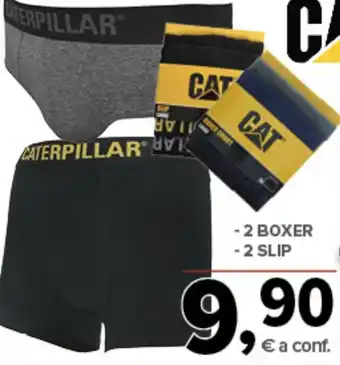 Todis CATERPILLAR 2 boxer, 2 slip offerta