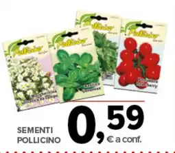 Todis Sementi pollicino offerta