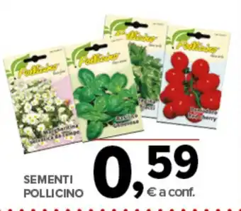 Todis Sementi pollicino offerta