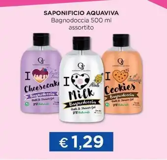 Acqua & Sapone SAPONIFICIO AQUAVIVA Bagnodoccia offerta