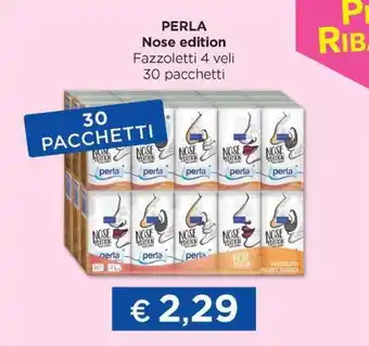 Acqua & Sapone PERLA Nose edition Fazzoletti 4 veli 30 pacchetti offerta