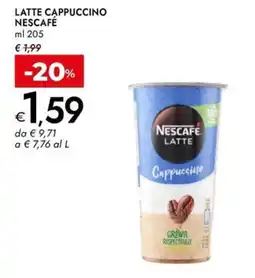 Bennet Latte cappuccino NESCAFÉ offerta