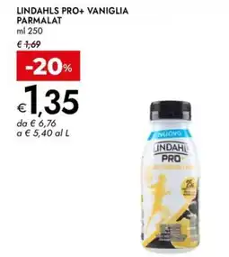 Bennet Lindahls pro+ vaniglia PARMALAT offerta