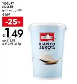 Bennet Yogurt MÜLLER offerta