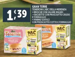 Deco Supermercati Gran terre teneroni l'abc della merenda offerta