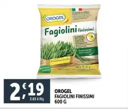 Deco Supermercati Orogel fagiolini finissimi offerta