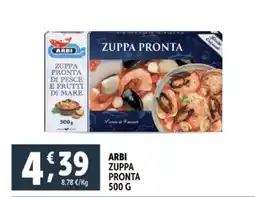 Deco Supermercati Arbi zuppa pronta offerta