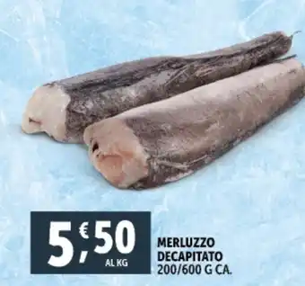 Deco Supermercati Merluzzo decapitato offerta