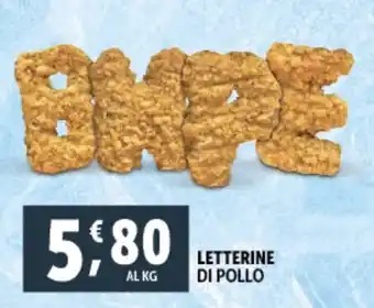 Deco Supermercati Letterine di pollo offerta