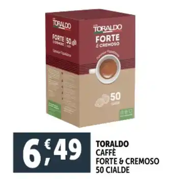 Deco Supermercati Toraldo caffè forte & cremoso 50 cialde offerta