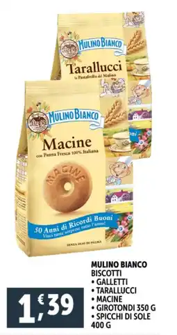 Deco Supermercati Mulino bianco biscotti offerta