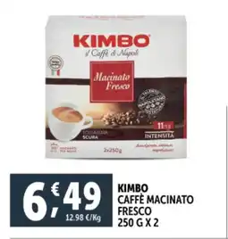 Deco Supermercati Kimbo caffè macinato fresco offerta