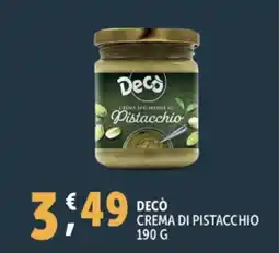 Deco Supermercati Decò crema di pistacchio offerta