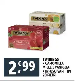 Deco Supermercati Twinings camomilla miele e vaniglia offerta