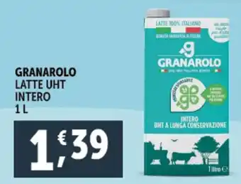 Deco Supermercati Granarolo latte uht intero offerta