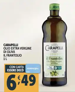 Deco Supermercati Carapelli olio extra vergine di oliva il frantolio offerta