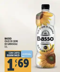 Deco Supermercati Basso olio di semi di girasole offerta