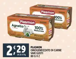 Deco Supermercati Plasmon omogeneizzato di carne vari gusti offerta