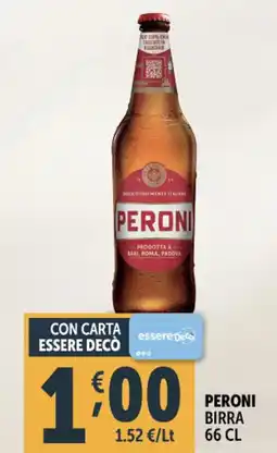 Deco Supermercati Peroni birra offerta