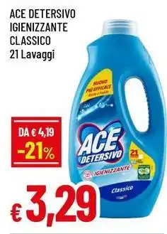 Famila Ace detersivo igienizzante classico offerta