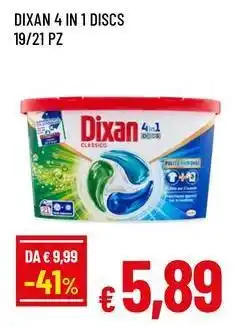 Famila Dixan 4 in 1 discs offerta