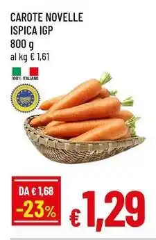 Famila Carote novelle ispica igp offerta