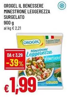 Famila Orogel il benessere minestrone leggerezza surgelato offerta