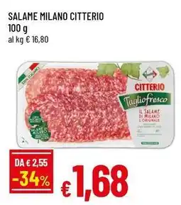 Famila Salame milano CITTERIO offerta