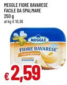 Famila Meggle fiore bavarese facile da spalmare offerta