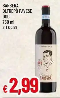 Famila Barbera oltrepò pavese doc offerta