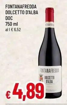 Famila Fontanafredda dolcetto d'alba doc offerta