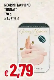 Famila Negrini tacchino tonnato offerta