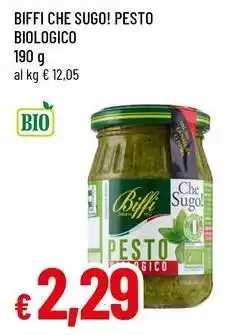 Famila Biffi che sugo! pesto biologico offerta