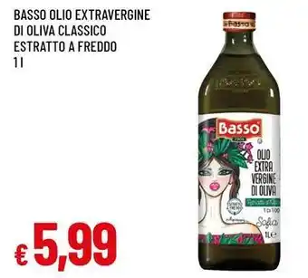 Famila Basso olio extravergine di oliva classico estratto a freddo offerta