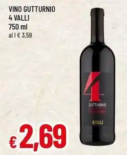 Famila Vino gutturnio 4 valli offerta