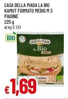 Famila Casa della piada la bio kamut formato medio m 3 piadine offerta