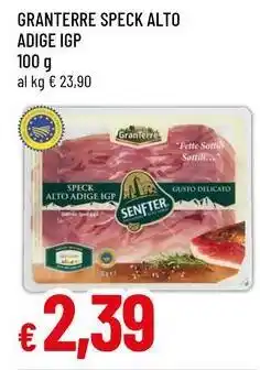 Famila Granterre speck alto adige igp offerta