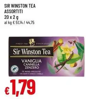 Famila Sir winston tea assortiti offerta