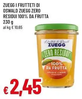 Famila Zuegg i frutteti di oswald zuegg zero residui 100% da frutta offerta